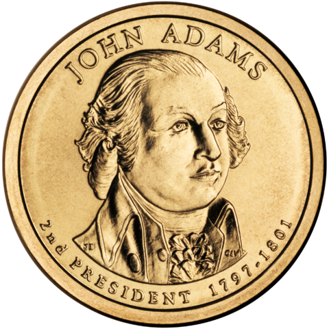 Image:John Adams Presidential $1 Coin obverse.png