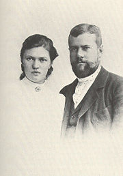Max Weber and his wife Marianne in 1894