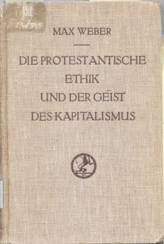 Image:Die protestantische Ethik und der 'Geist' des Kapitalismus original cover.jpg