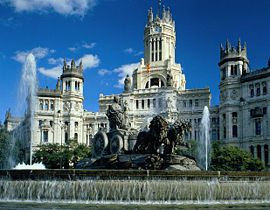 Comunicaciones palace in Cibeles