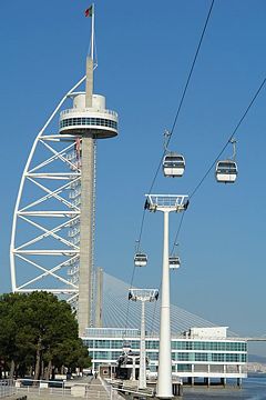 Vasco da Gama Tower, at the Parque das Nações