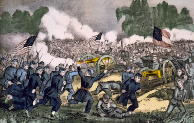 Image:Battle of Gettysburg, By Currier and Ives.png
