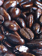 Roasted coffee beans