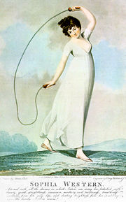 An 1800 depiction of jumping rope