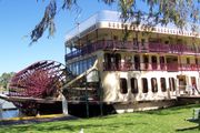 The PS Murray Princess is the largest paddlewheeler operating on the Murray river