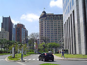 Contemporary buildings in the district of Itaim Bibi.