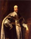 Charles I, painted by Anthony van Dyck.