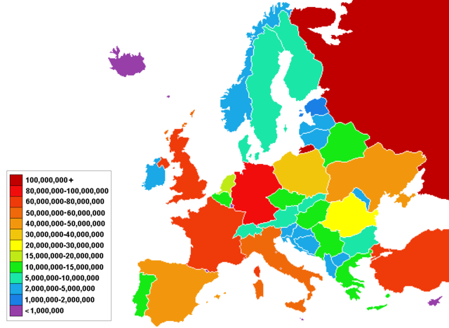 Image:Europe population map countries.png