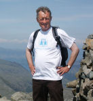 Stephen Armstrong on one of the 58 peaks