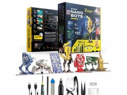 Robot-building set with components out