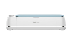 White and blue Cricut Maker cutting machine