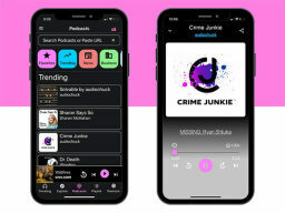 Two phones showing Newsly app