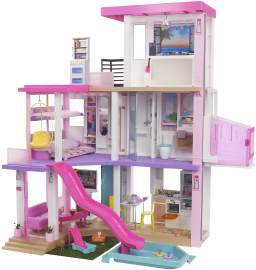 interior of the three story barbie dreamhouse