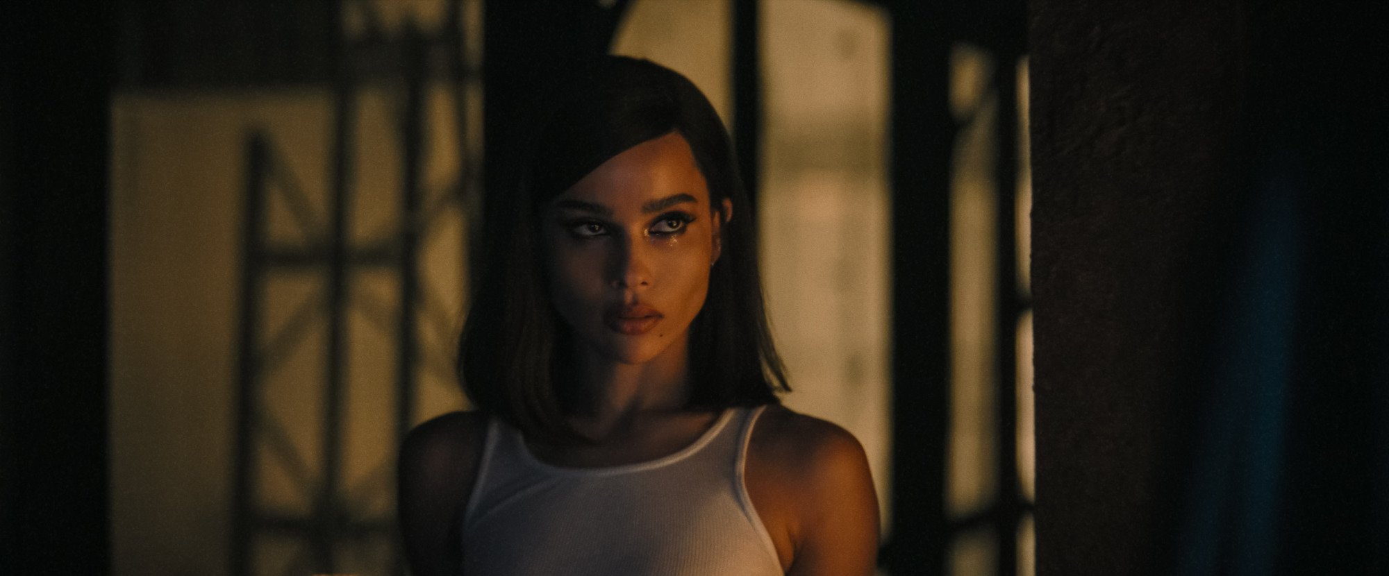 You won't get to see her suit up here, but Zoë Kravitz is hitting all the right notes as Selina Kyle.