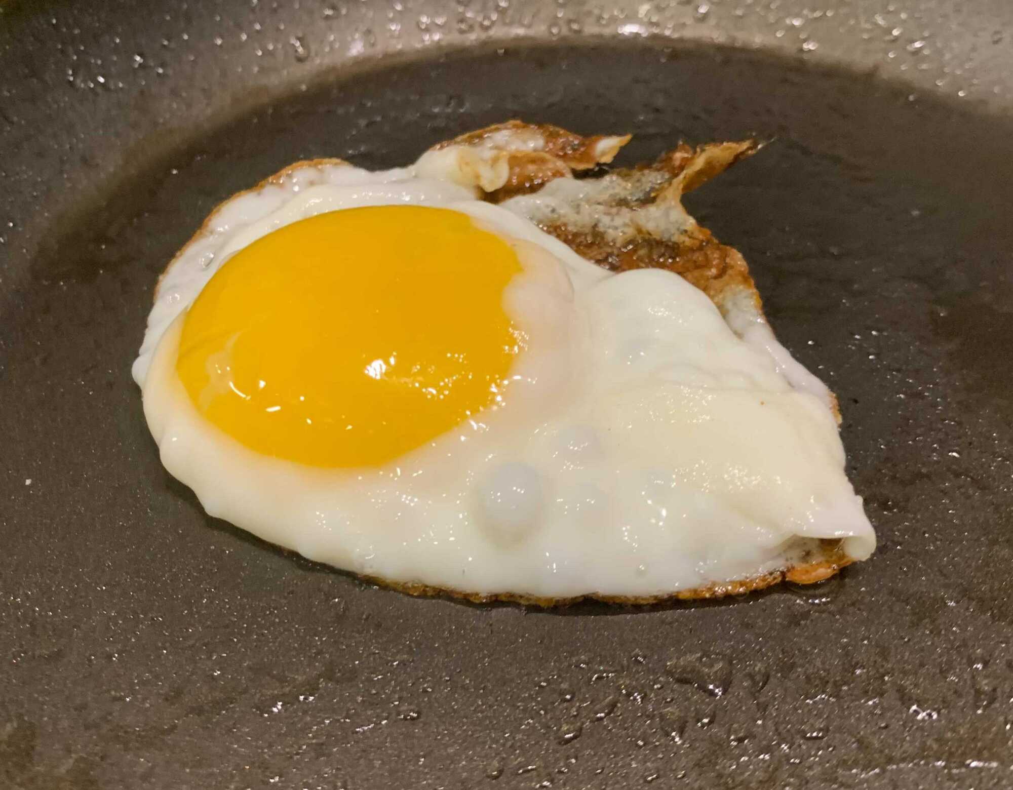 Crispy egg.