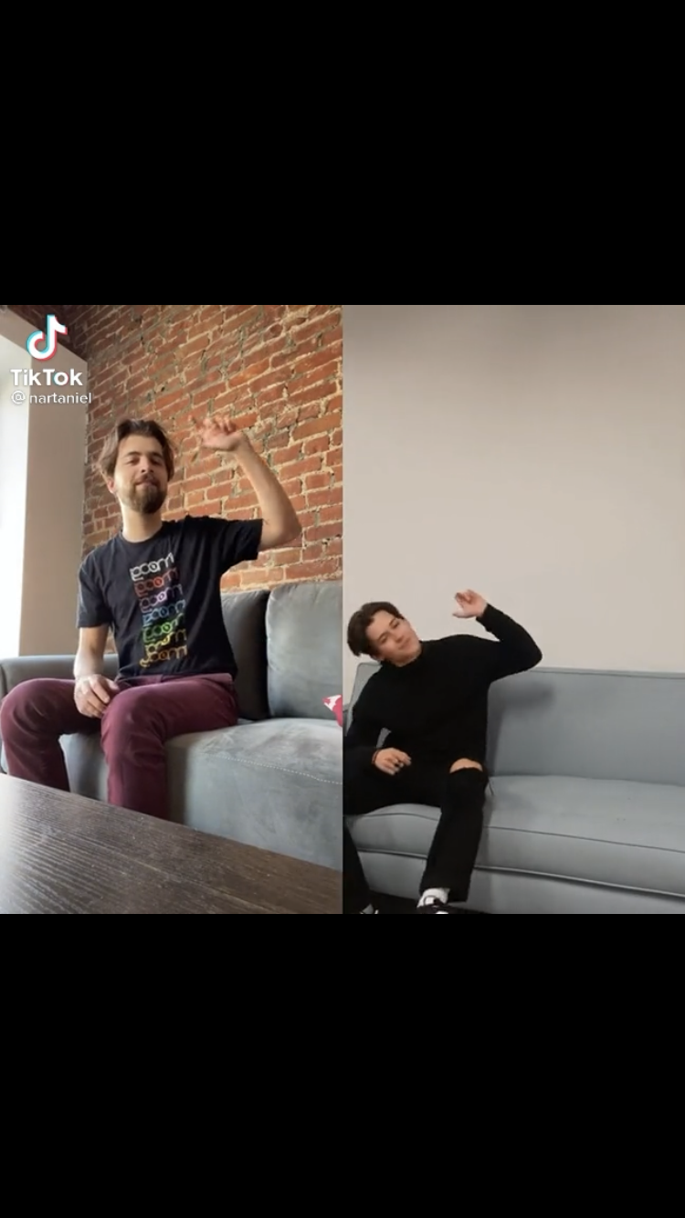 Hoops' video inspired a trend on TikTok.