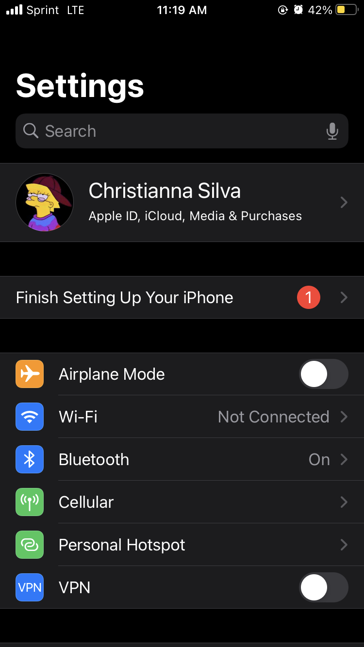 To turn on your low power mode on your iPhone, you first have to go to your settings.