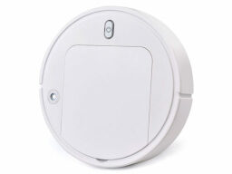 White robot vacuum