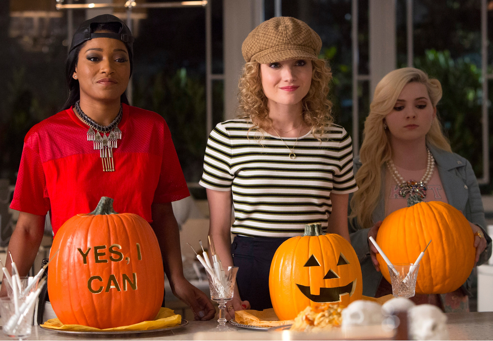 Dynamic duo Keke Palmer as Zayday and Skyler Samuels as Grace. (Oh yeah, and Abigail Breslin as Chanel #5.)