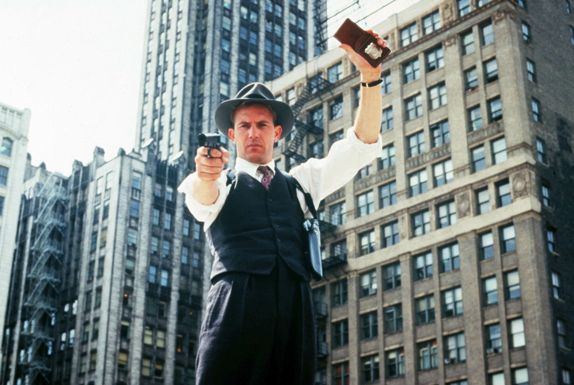 Kevin Costner is tough on crime in "The Untouchables."