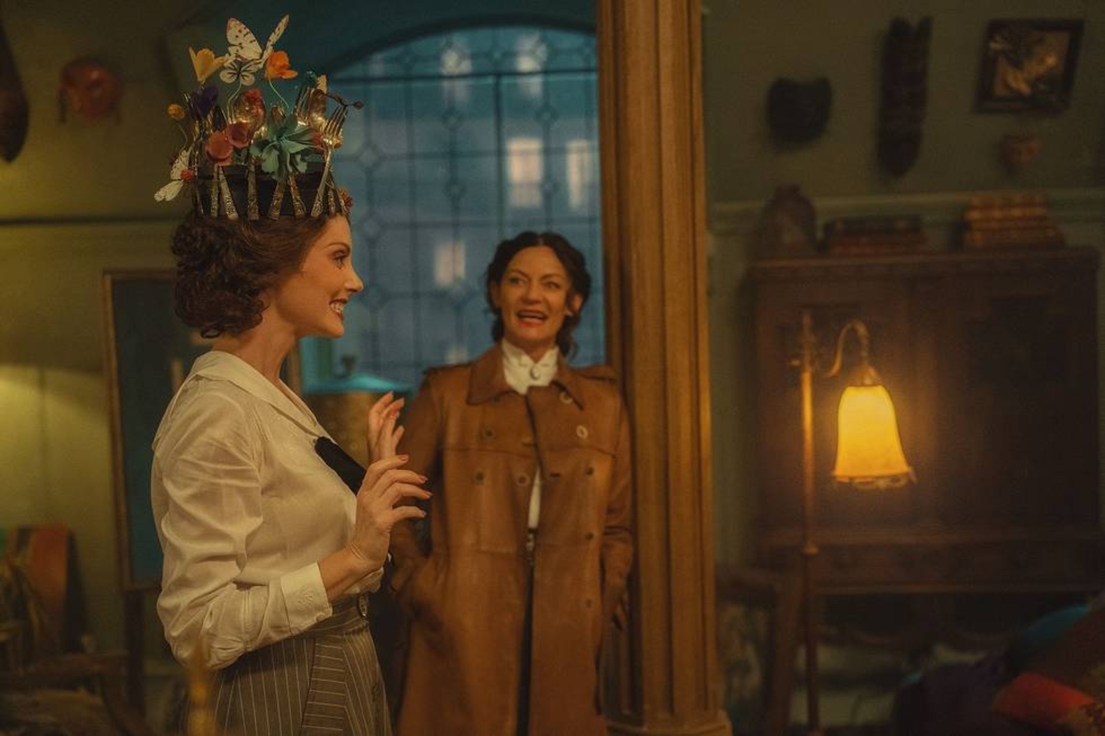 April Bowlby and Michelle Gomez yuk it up in 'Doom Patrol.'