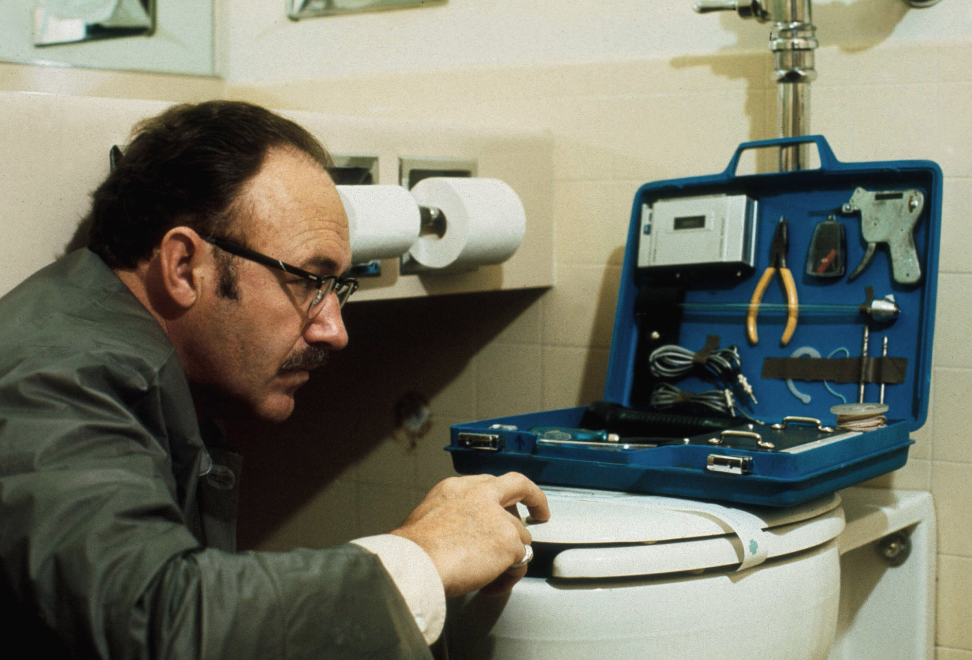 Gene Hackman as  Harry Caul in "The Conversation."