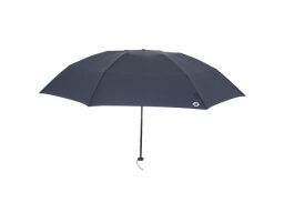 Open black umbrella