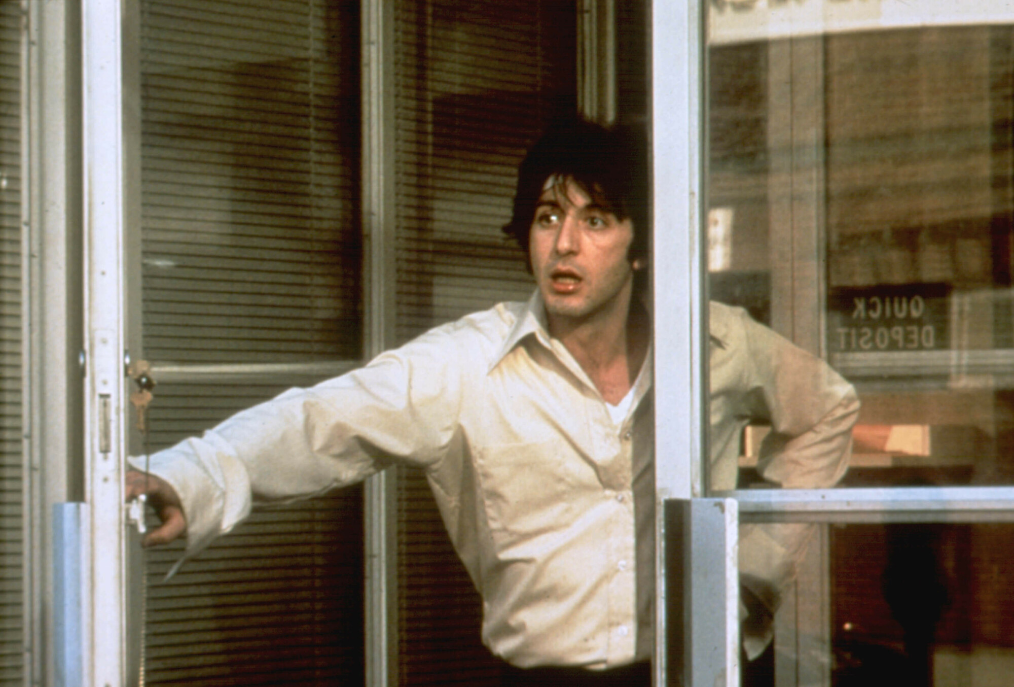 Al Pacino is on the brink in "Dog Day Afternoon."