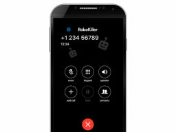 Black phone open to dialing screen