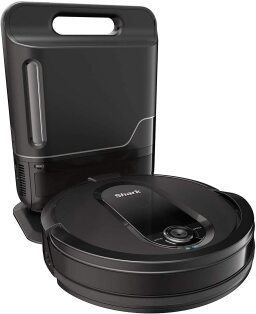 Shark robot vacuum with self-empty base
