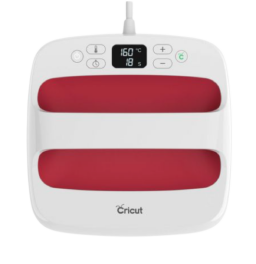 red and white Cricut EasyPress 2 9x9 size