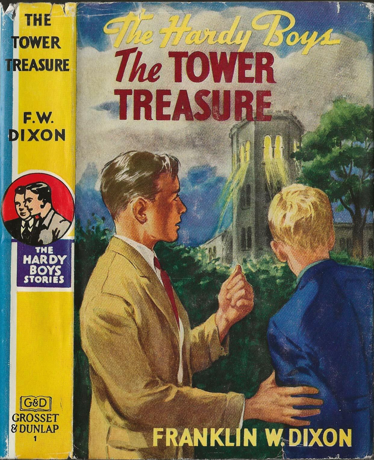 The Hardy Boys in their very first adventure, 1927. Franklin Dixon is a pseudonym for many authors over the years.