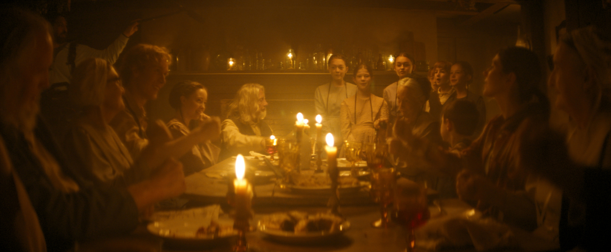 Family dinner in 'Paranormal Activity: Next of Kin' isn't exactly a fearful feast.
