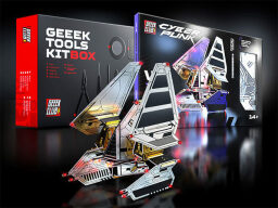 Scout vehicle with tool kit set
