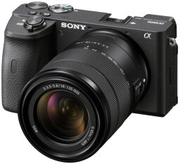 sony a6600 camera with zoom lens