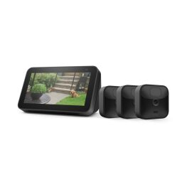 amazon echo show and three blink cameras 