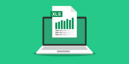 Excel on laptop