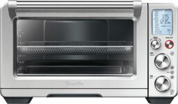 Silver Breville Smart Oven Air Fryer on a white background.