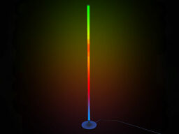 Multi-colored RGB 360 Pole Lamp on a black background.
