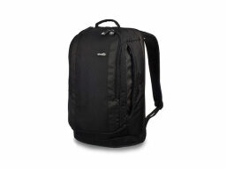Genius Pack Travel Backpack with Integrated Garment Suiter on a white background.