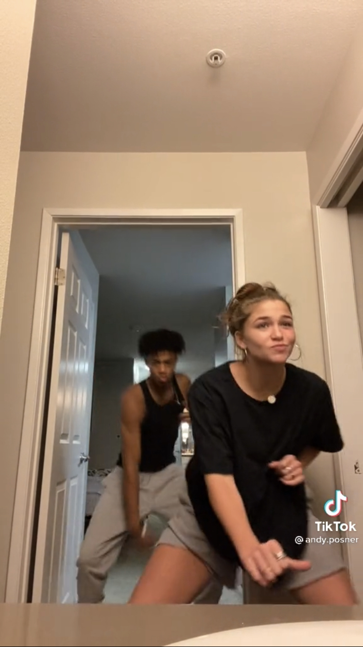 The creators of one of the popular dances to "Rocc Climbing."
