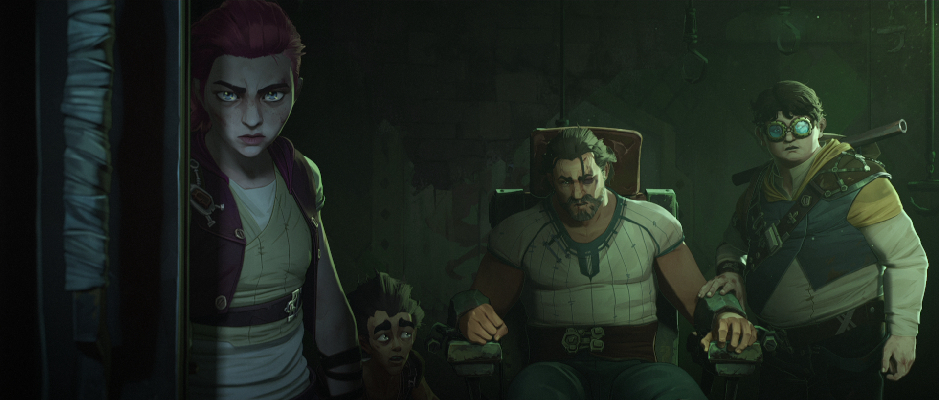 A group of characters in Netflix's "Arcane