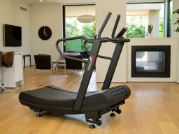 PRO 6 Arcadia Air Runner Non-Motorized Treadmill in a living room.