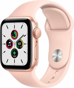 40mm apple watch SE in gold and pink 