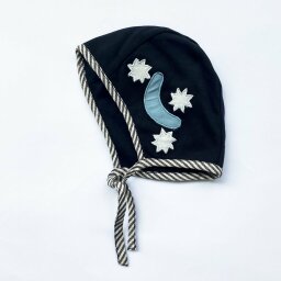Haptic Lab Moon and Stars baby bonnet