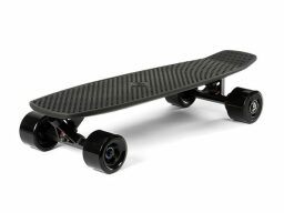 Black LOU 3.0 Electric Skateboard on a white background.