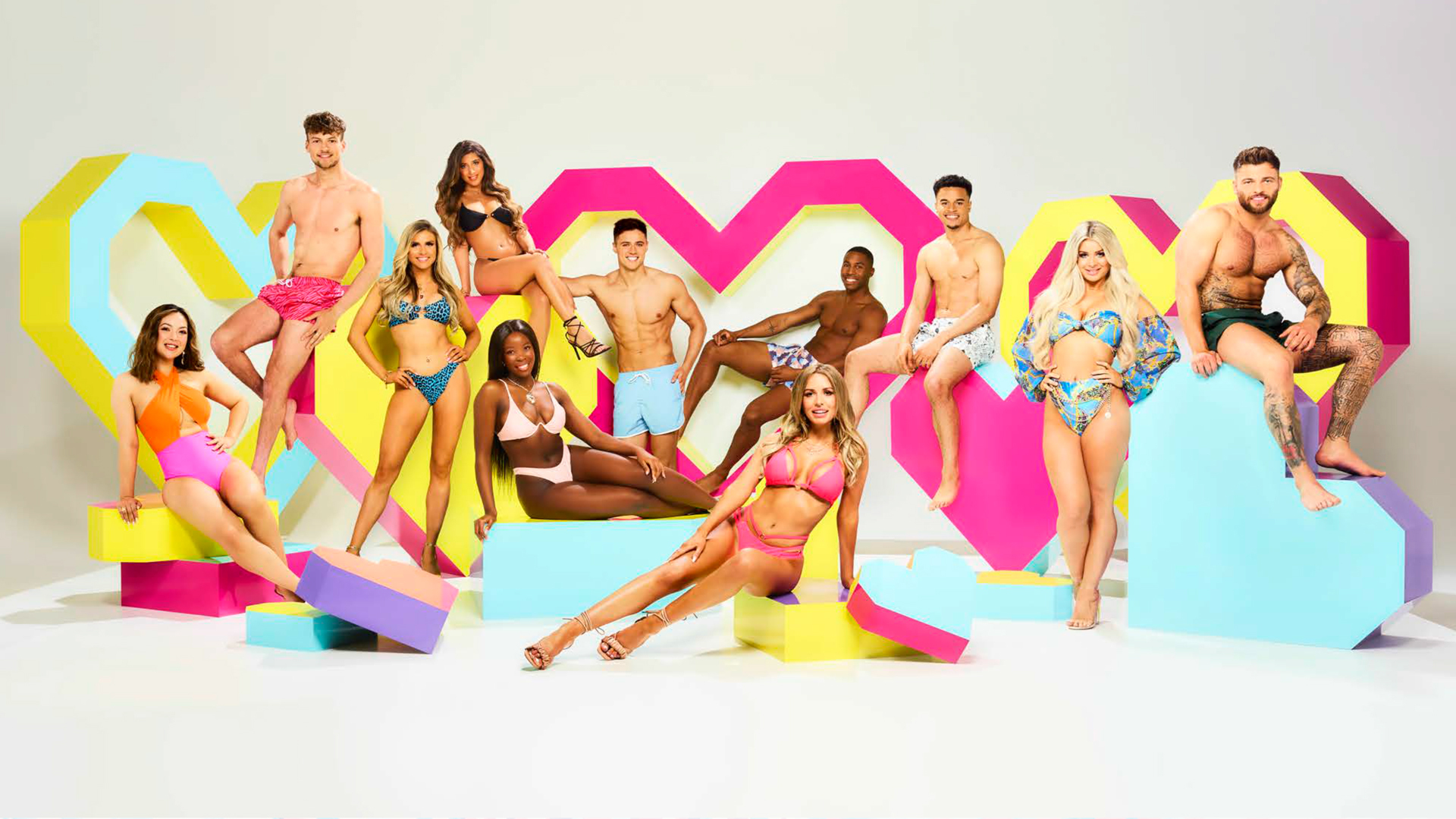 The contestants from "Love Island".