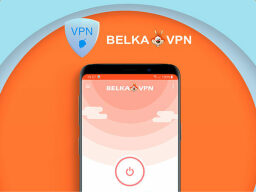 Phone using BelkaVPN: Lifetime Subscription.