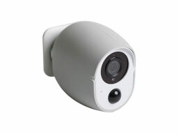 White security camera