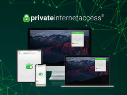 Computers, tablet, and phone using Private Internet Access VPN: 2-Yr Subscription.